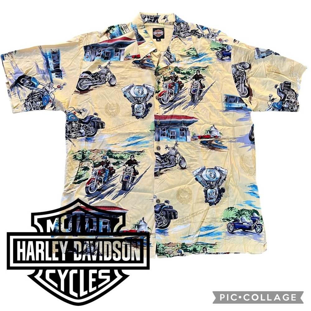 Harley-Davidson Hawaiian Shirt